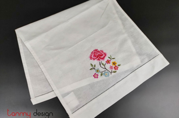  Hand towel-Peach blossom embroidery
